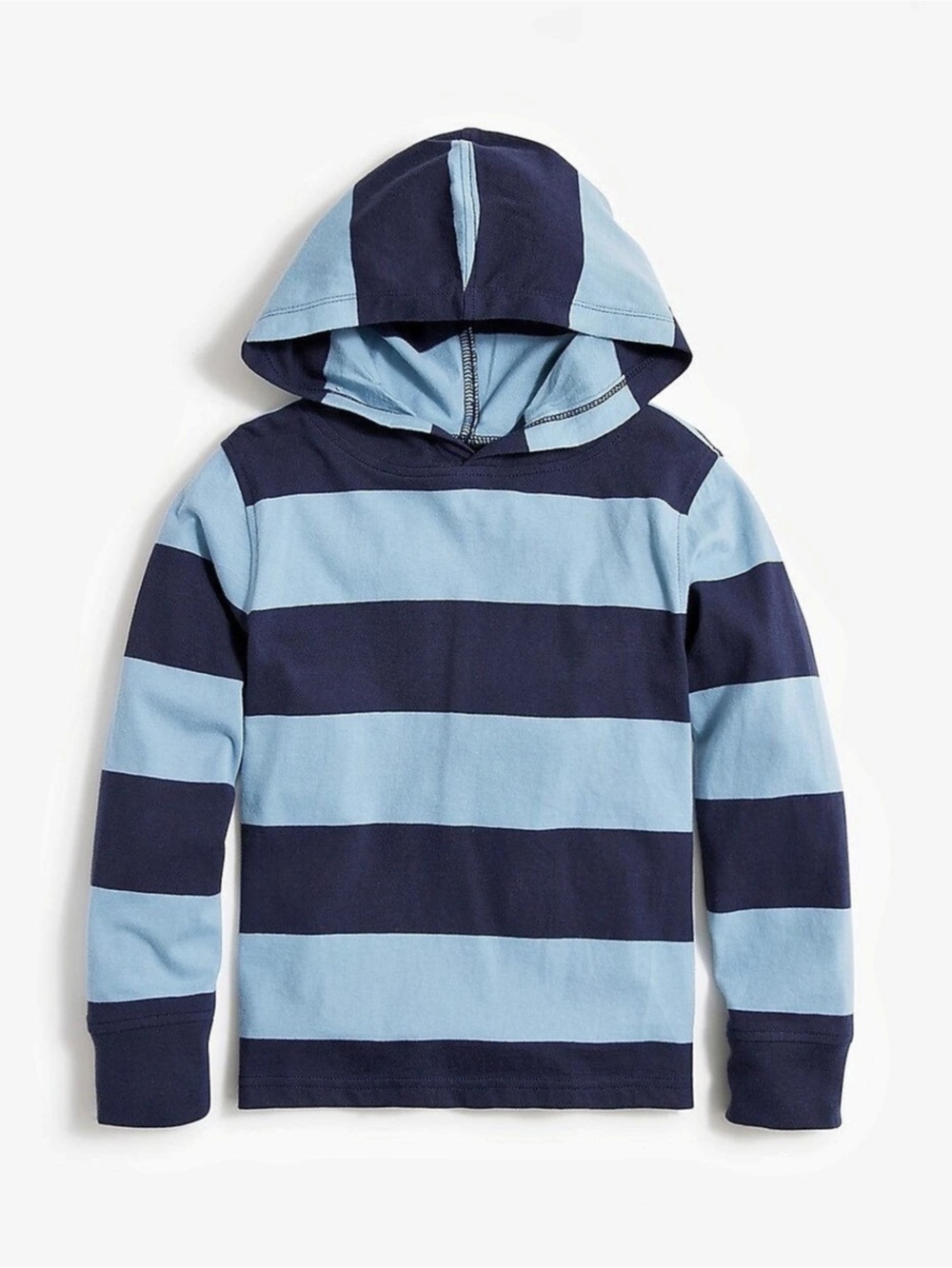 CREWCUTS Kids 2-Piece Set of Striped Hooded Long-Sleeve Tops in 2 Colorways